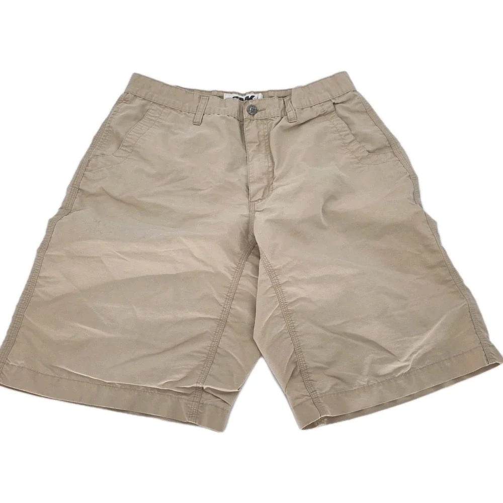 MOUNTAIN KHAKIS MENS SHORTS 32x12 Outdoors Hiking Camp Lightweight Beige Cream